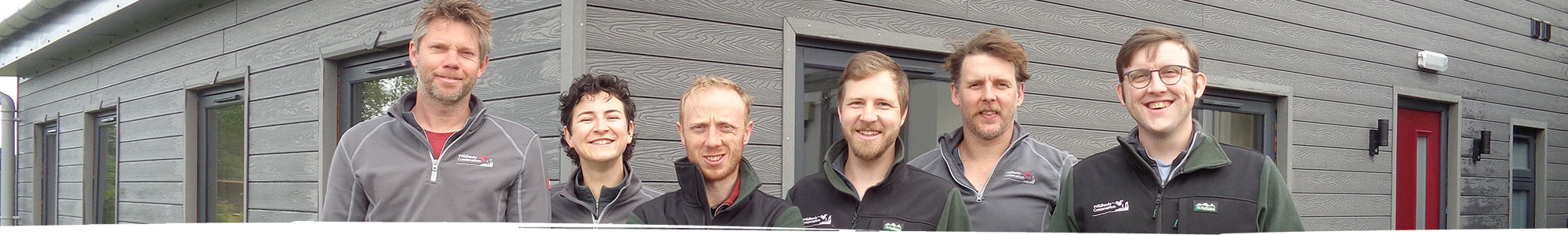 The team at Wildbanks Conservation in Wrexham