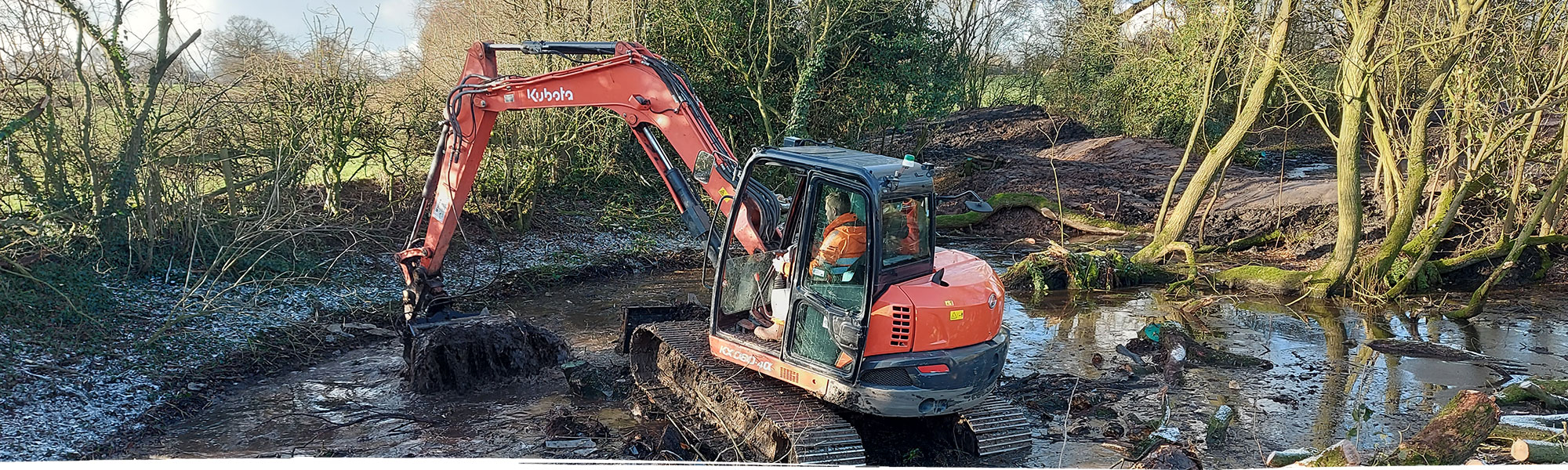 River excavation