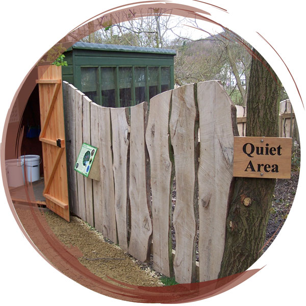 A new bird hide installed with seating, feed storage and interpretation.  Shhh… It’s a Quiet Area