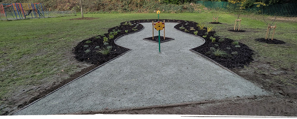Sensory garden in North Wales