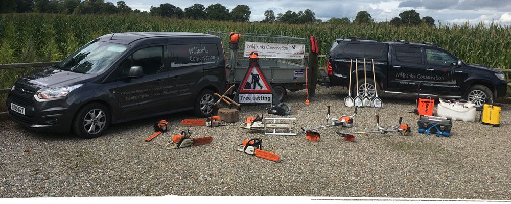 Vehicles and equipment used by Wildbanks Conservation