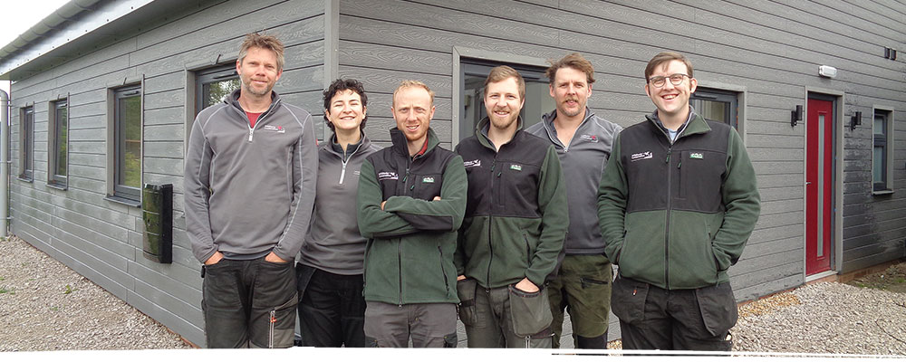 The team at Wildbanks Conservation in Wrexham