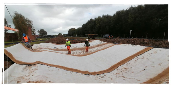 Wildbanks Conservation working at Wrexham Solar Farm